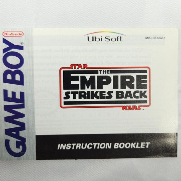 Super Star Wars Empire Strikes Back Game Boy Instruction Manual Booklet *ONLY* - Picture 1 of 6